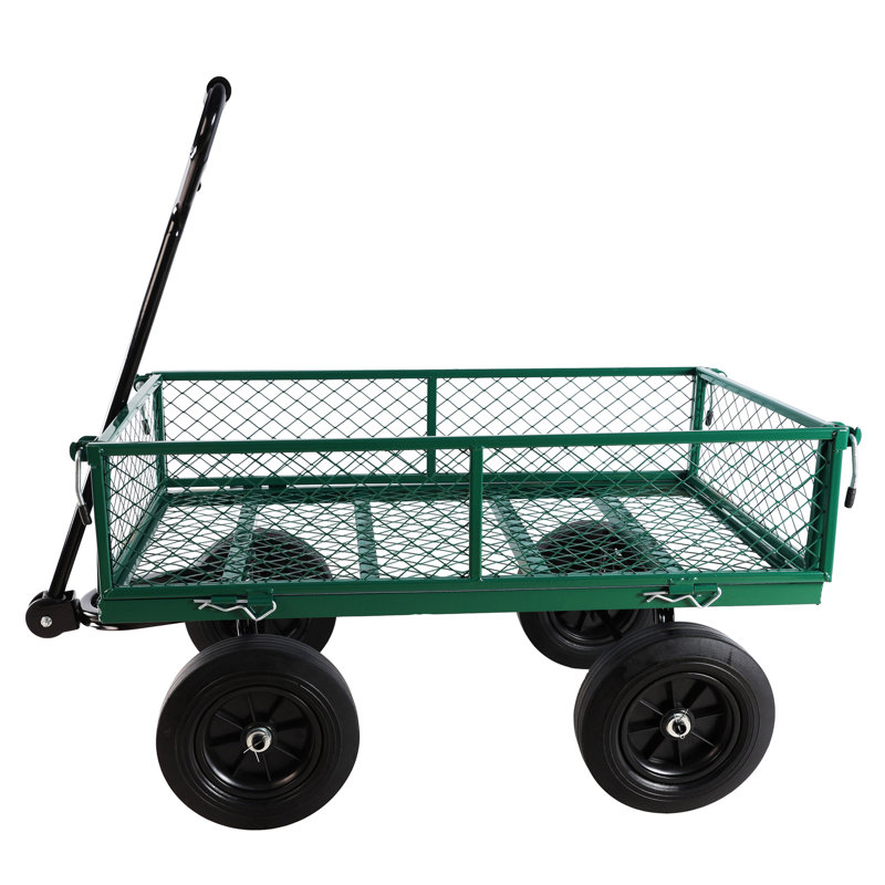 (Chariot de chariot à roues solide vert), Vert