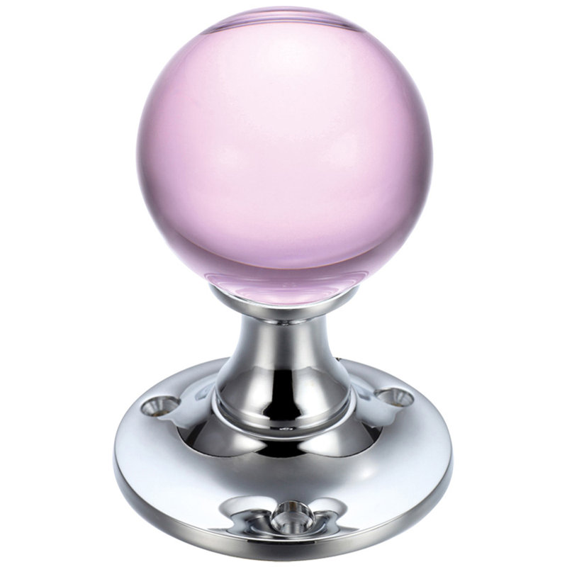 Double Dummy Door Knob, Pink