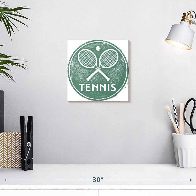 Kema Tennis, typographie, H 10 po x l 10 po