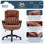 Fauteuil de direction Serta Garret, soutien lombaire ergonomique, coussin semi-moelleux, coussins pour le corps-88155573