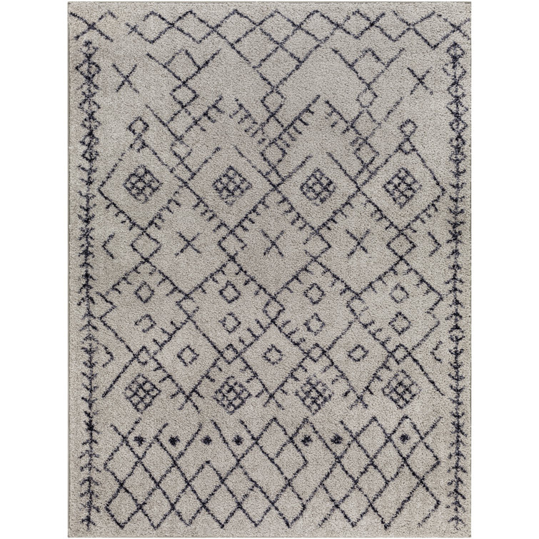 Shelanda Sterling Grey Machine Washable Area Rug
