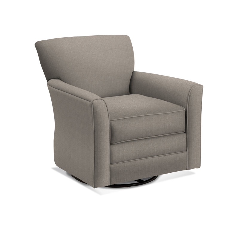 Buckley Swivel Chair, Stone Crypton Performance; 0884-83