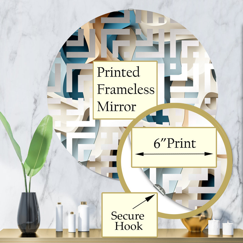 Circle Mirror, 31.4" x 31.4"