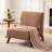 Upholstered Accent Chair with Wooden Legs-763807178