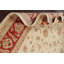 Tapis beige / rouge en laine noué à la main de conception unique 8 pi 10 po x 12 pi 1 po New Age