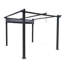 Pergola escamotable d'extérieur avec auvent pour parasol