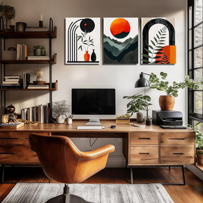 3 Piece Wrapped Canvas Wall Art