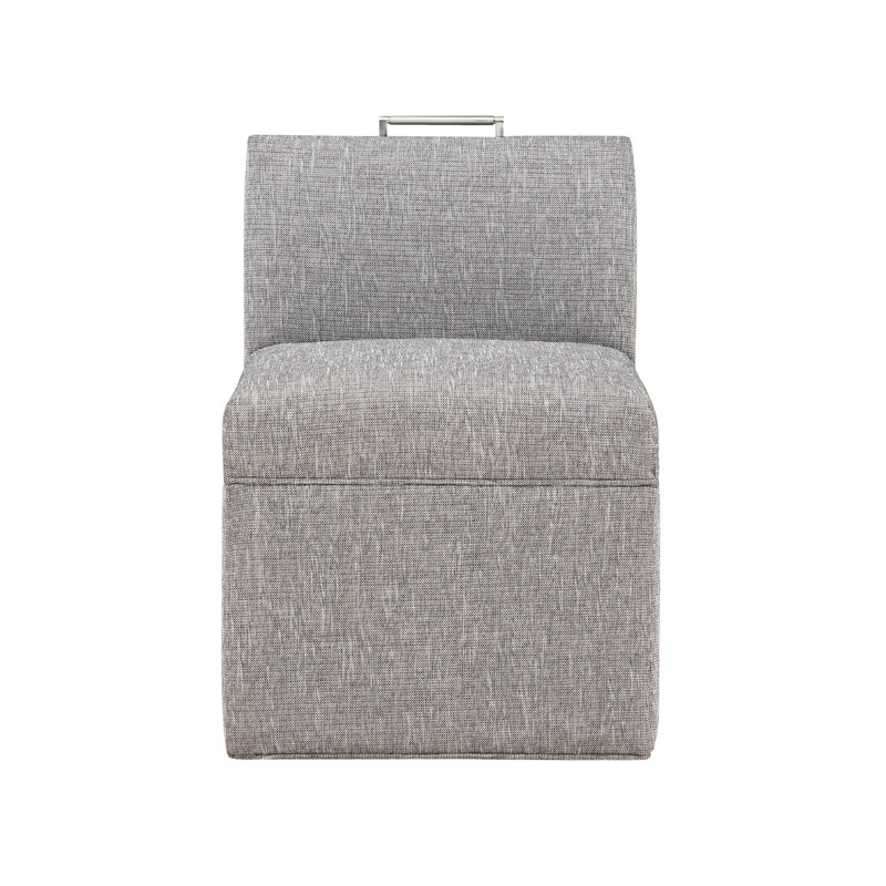 Siège de travail en tissu gris Ashen