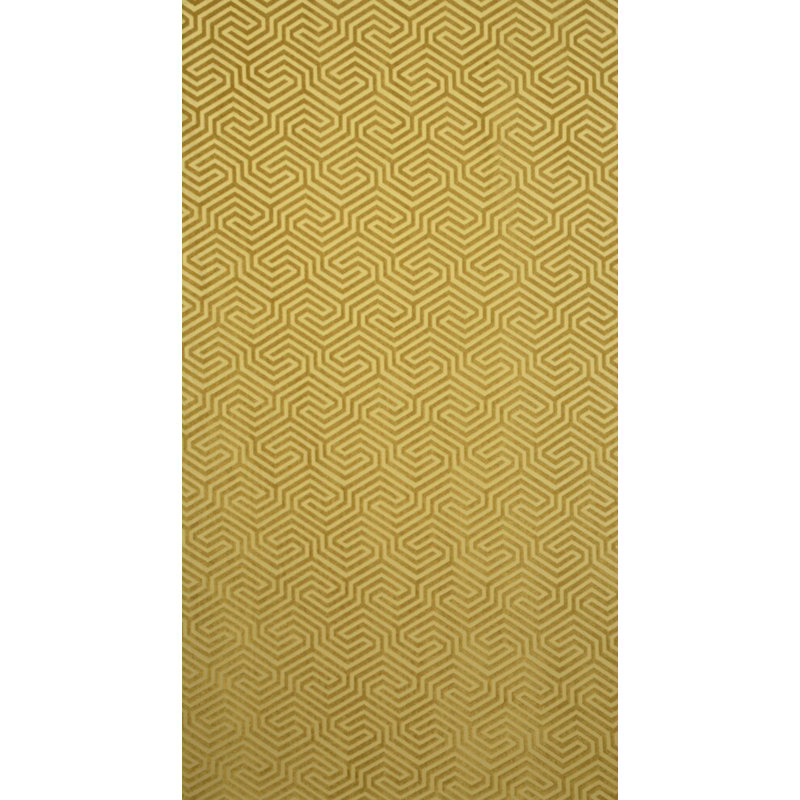 Zas Polyester Blackout Eyelet Curtain Panel, Yellow