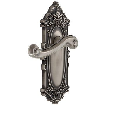 Grandeur Grande Victorian Plate Single Dummy with Newport Lever