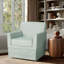 Fauteuil décoratif vert menthe