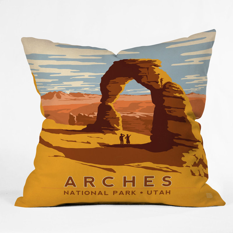 Coussin Arches, 18 po x 18 po