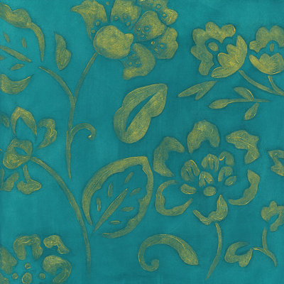 Gilded Batik III by Chariklia Zarris - Wrapped Canvas Painting