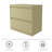 Hirsh 30'' Wide 2 -Drawer Steel File Cabinet-226937233
