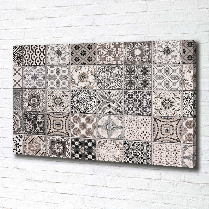 Ceramic Tiles - Wrapped Canvas Print