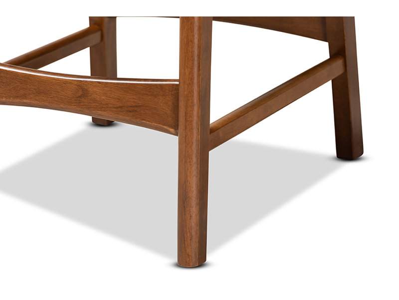 Tabouret de comptoir 24 po Finkelstein, Polyester beige