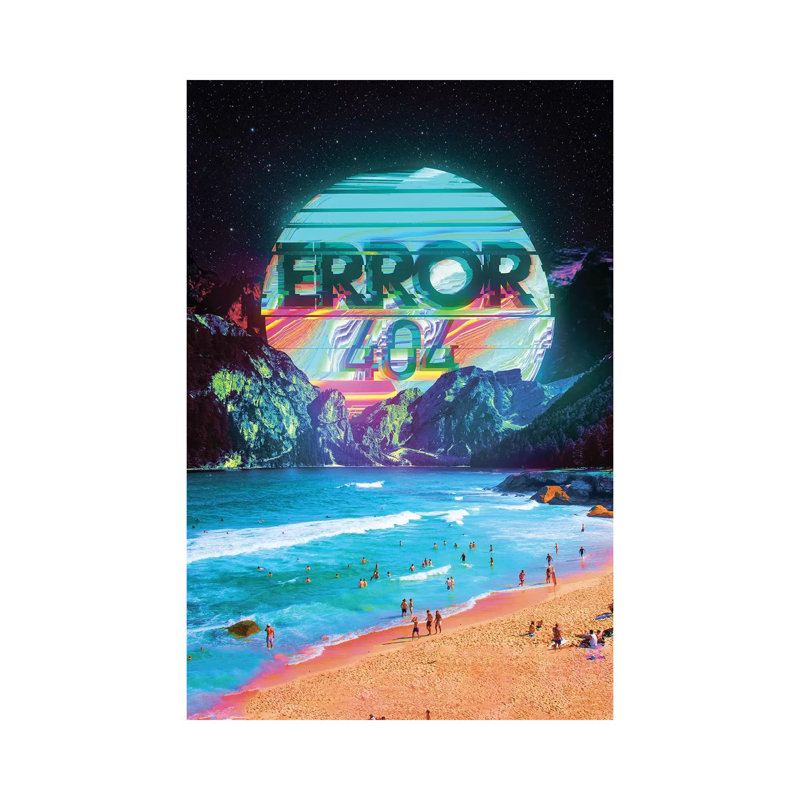 Error 404 by Nicebleed - Print on Canvas, Wrapped Canvas, 66.04cm H x 45.72cm W x 3.81cm D