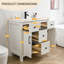 Meuble-lavabo simple 36 po avec comptoir en céramique forgé à haute température et robinet économiseur d'eau-947414722