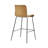 Upholstered Counter Stool with Metal Frame-831039379