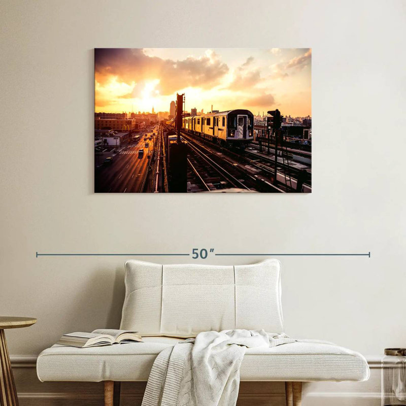 Mehar New York Train, H 26 po x l 39 po