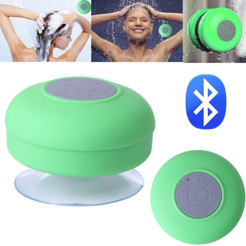 Haut-parleur sans fil Bluetooth Water Proof Water 3.0, idéal pour l'extérieur ou la douche, Vert