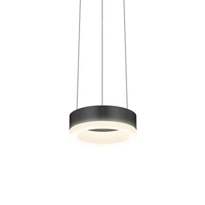 Lustre à DEL 1 lumière à intensité variable intégrée 3000K Corona
