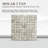 Florida 12" x 12" Natural Stone Grid Pebble Mosaic Wall Tile-93373810