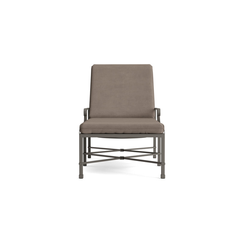 Venetian Outdoor Chaise Lounge, Mica, Fusion Natural