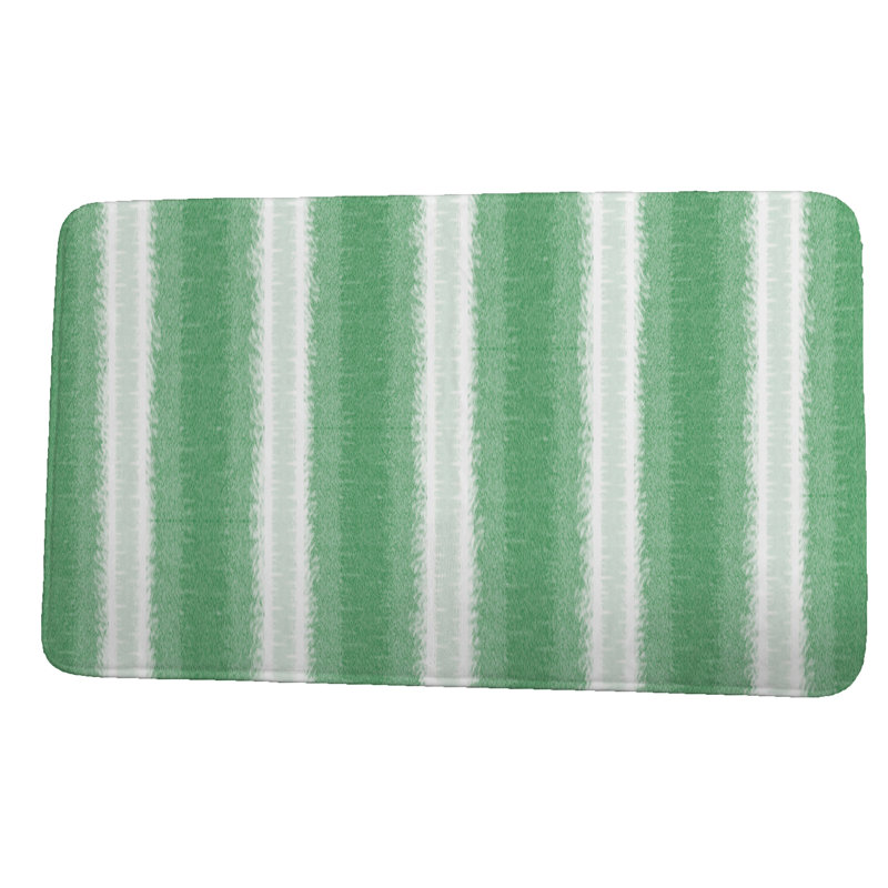 Tapis pour salle de bain Geart Line, l 24 po x L 17 po, Vert
