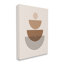 Impression de formes brunes sur fond beige sur bois-93871909