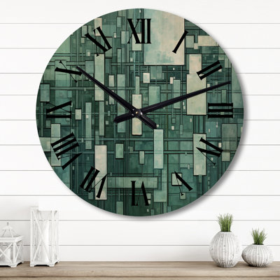 Horloge murale en bois massif Stephengould
