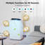 Costway 14000 BTU Wi-Fi Connected Portable Air Conditioner for 300 Square Feet with Heater