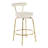 Kayson 25.5" Gold Swivel Upholstered Counter Stools-1129021423