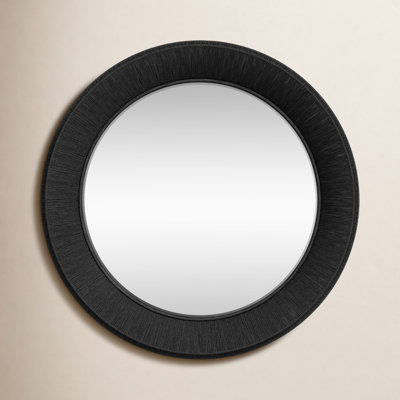 40" Jute Accent Mirror
