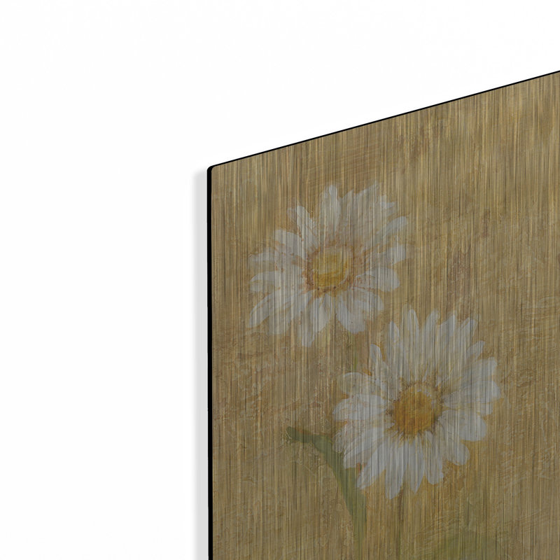  «Spa Daisy» par Danhui Nai, art mural en métal, H 48 po x l 16 po