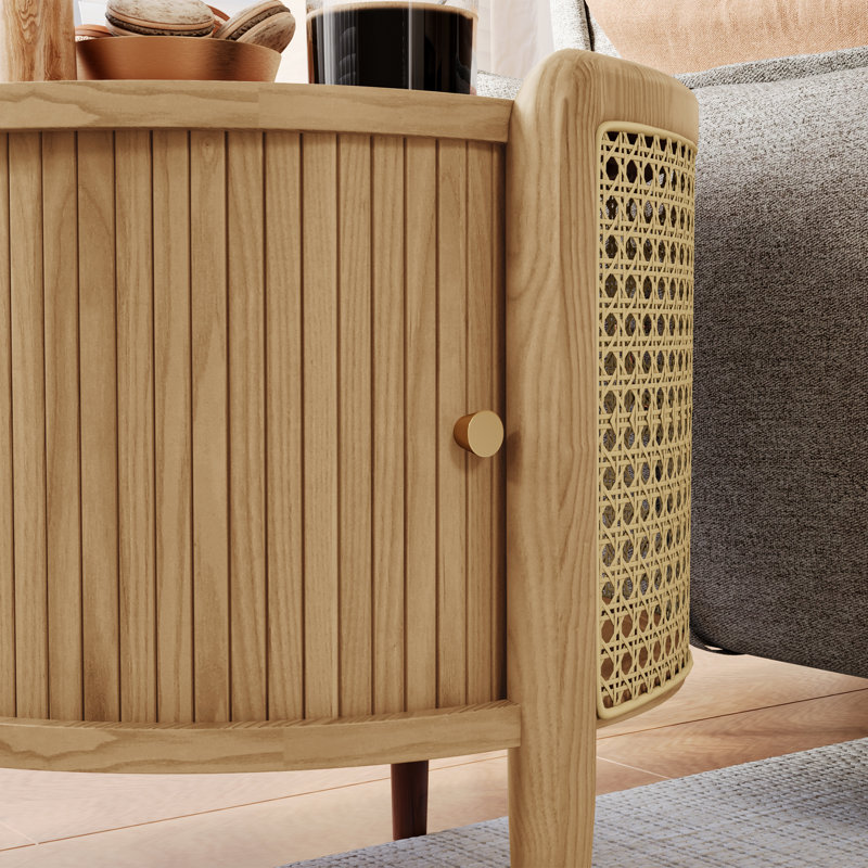Winni Wood End Table, Light Brown