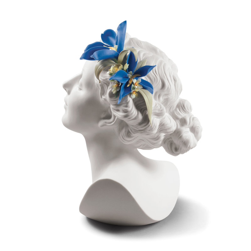 Daisy With Flowers Woman Bust