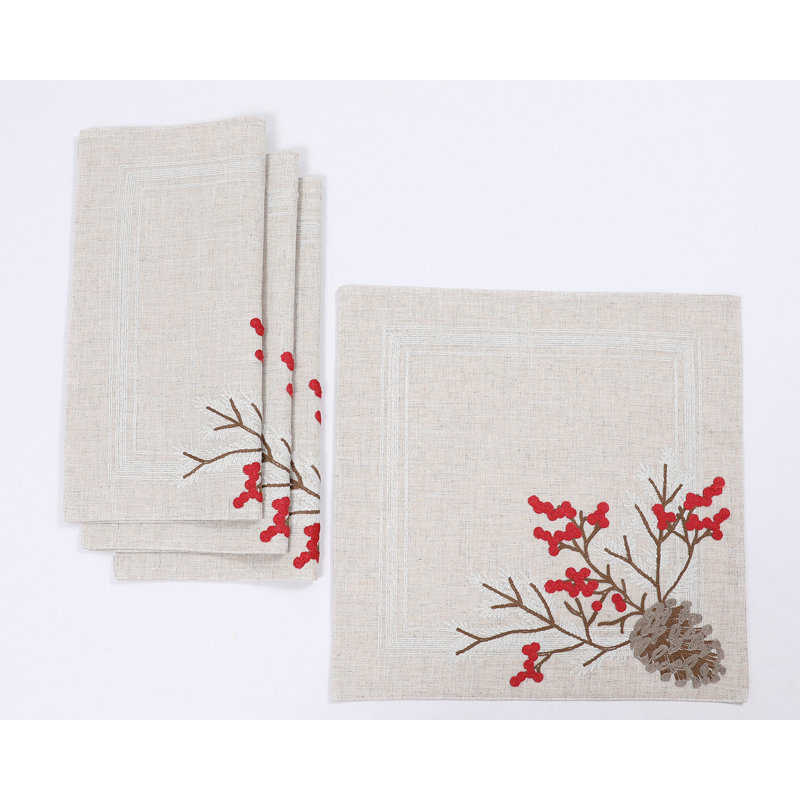 Ishee Embroidered Square Placemat