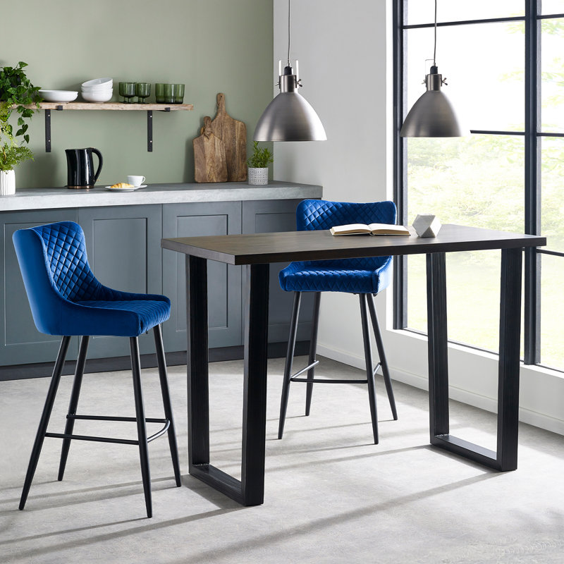 Creeksville 2 - Person Dining Set, Grey, Dark Oak