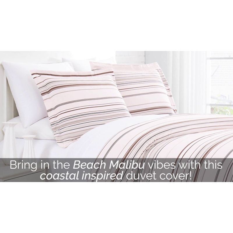 Coastal Taupe Full Reversible Down Alternative Microfiber Comforter Set