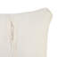 Oreiller à fermeture à glissière géométrique en polyester 14 po x 36 po blanc rouge bleu orange et brun clair