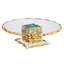 Harper Gold Raw Edge Cake Stand-799070665