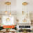 Sroda 3 - Light Glass Dimmable Globe Chandelier