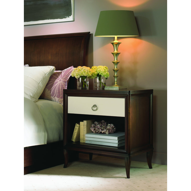 Tribeca 1 - Drawer Nightstand, Cream