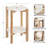 Round Tiered Marble Side Table-646470829