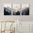 Sun Mountain Landscape "Abstract Neutral Forest Artwork, Simple Modern Minimalist Wall Pictures, Large Framed Canvas Giclee Print 3 Pieces Wall Art"-75848175-75848176-119460499