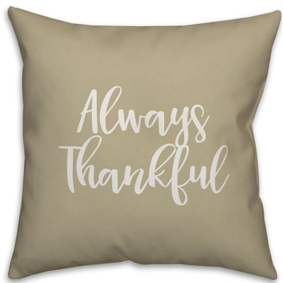  Housse de coussin Always Thankful