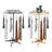 Lazarro 23.62'' Adjustable and Rotating Iron Clothing Rack-1242360818