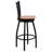 Lomonaco Swivel Upholstered Counter Stool with Metal Frame-33495678