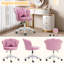 Chaise de travail en velours Edwardo-441260698-441260700